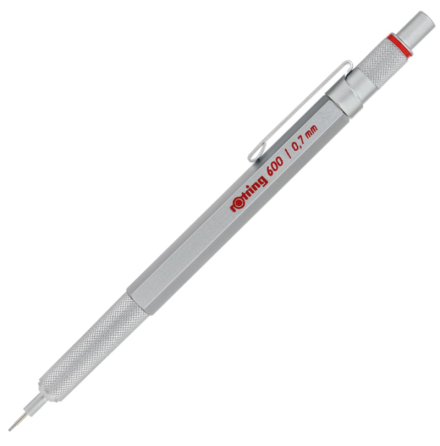 Stiftpenna Rotring 600 Silver 0,7mm