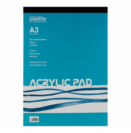 Akrylmlningsblock Seawhite A3