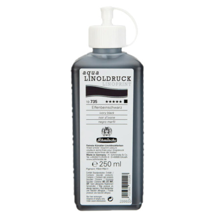Schmincke Aqua Lino 250ml ivory black