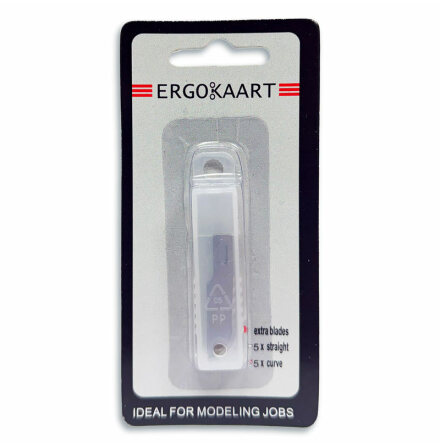 Reservblad skalpell svngda blad