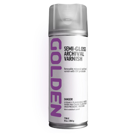 Golden Semi-Gloss MSA Varnish Spray